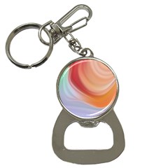 Gradient  Orange Green Red Bottle Opener Key Chain by ConteMonfrey