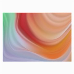 Gradient  Orange Green Red Large Glasses Cloth (2 Sides) by ConteMonfrey