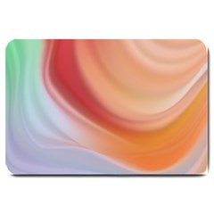 Gradient  Orange Green Red Large Doormat by ConteMonfrey