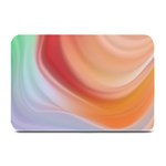 Gradient  orange green red Plate Mats 18 x12  Plate Mat