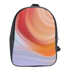 Gradient  Orange Green Red School Bag (large) by ConteMonfrey