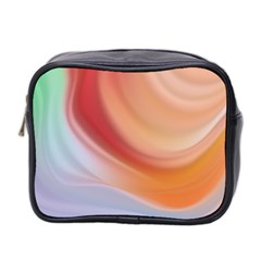 Gradient  Orange Green Red Mini Toiletries Bag (two Sides) by ConteMonfrey