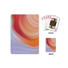 Gradient  Orange Green Red Playing Cards Single Design (mini) by ConteMonfrey