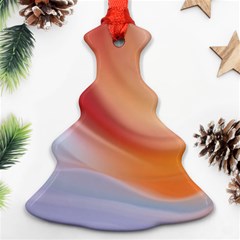 Gradient  Orange Green Red Ornament (christmas Tree)  by ConteMonfrey