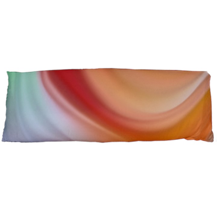 Gradient  orange green red Body Pillow Case (Dakimakura)