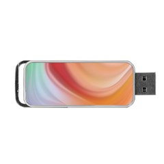 Gradient  Orange Green Red Portable Usb Flash (one Side) by ConteMonfrey