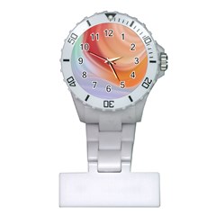 Gradient  Orange Green Red Plastic Nurses Watch by ConteMonfrey