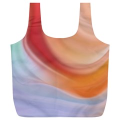 Gradient  Orange Green Red Full Print Recycle Bag (xl) by ConteMonfrey