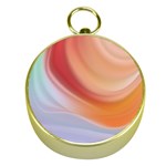 Gradient  orange green red Gold Compasses Front