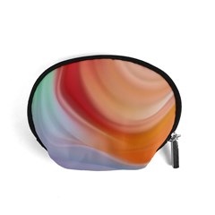 Gradient  Orange Green Red Accessory Pouch (small) by ConteMonfrey