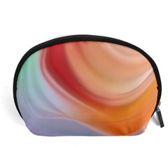 Gradient  Orange Green Red Accessory Pouch (large) by ConteMonfrey