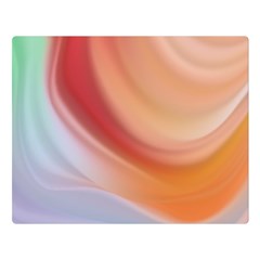 Gradient  Orange Green Red Double Sided Flano Blanket (large)  by ConteMonfrey