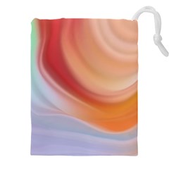 Gradient  Orange Green Red Drawstring Pouch (4xl) by ConteMonfrey