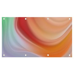 Gradient  Orange Green Red Banner And Sign 7  X 4 