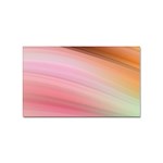 Gradient brown, green, pink, orange Sticker (Rectangular) Front