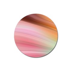 Gradient Brown, Green, Pink, Orange Magnet 3  (round) by ConteMonfrey