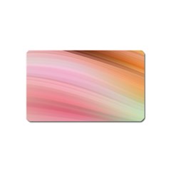 Gradient Brown, Green, Pink, Orange Magnet (name Card) by ConteMonfrey