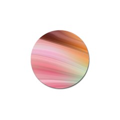 Gradient Brown, Green, Pink, Orange Golf Ball Marker by ConteMonfrey