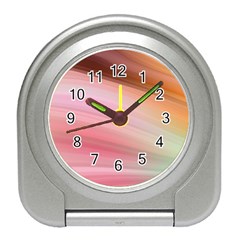 Gradient Brown, Green, Pink, Orange Travel Alarm Clock by ConteMonfrey