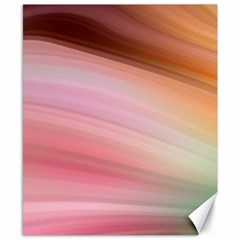 Gradient Brown, Green, Pink, Orange Canvas 8  X 10  by ConteMonfrey