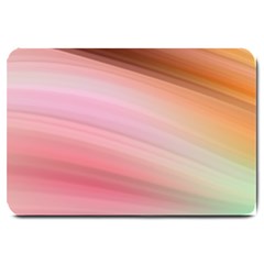 Gradient Brown, Green, Pink, Orange Large Doormat by ConteMonfrey