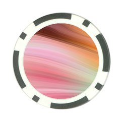 Gradient Brown, Green, Pink, Orange Poker Chip Card Guard by ConteMonfrey