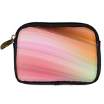 Gradient brown, green, pink, orange Digital Camera Leather Case Front