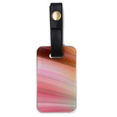 Gradient Brown, Green, Pink, Orange Luggage Tag (one Side) by ConteMonfrey