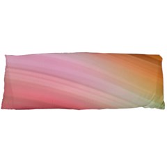 Gradient Brown, Green, Pink, Orange Body Pillow Case (dakimakura) by ConteMonfrey