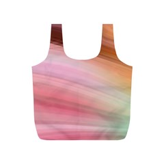 Gradient Brown, Green, Pink, Orange Full Print Recycle Bag (s) by ConteMonfrey