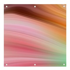 Gradient Brown, Green, Pink, Orange Banner And Sign 4  X 4  by ConteMonfrey