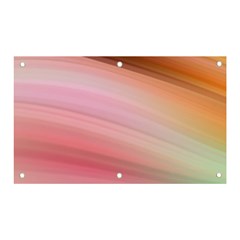 Gradient Brown, Green, Pink, Orange Banner And Sign 5  X 3  by ConteMonfrey