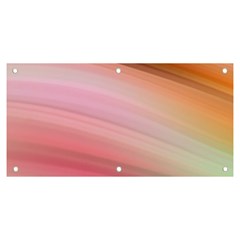 Gradient Brown, Green, Pink, Orange Banner And Sign 6  X 3  by ConteMonfrey