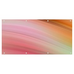 Gradient Brown, Green, Pink, Orange Banner And Sign 8  X 4  by ConteMonfrey