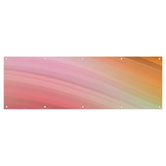 Gradient Brown, Green, Pink, Orange Banner And Sign 12  X 4  by ConteMonfrey