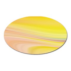 Gradient Orange, Red Oval Magnet by ConteMonfrey