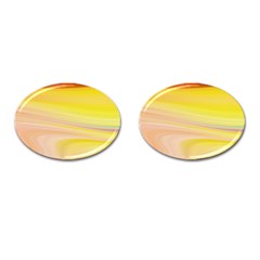 Gradient Orange, Red Cufflinks (oval) by ConteMonfrey