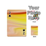 Gradient orange, red Playing Cards 54 Designs (Mini) Front - Spade2