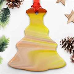 Gradient Orange, Red Christmas Tree Ornament (two Sides) by ConteMonfrey