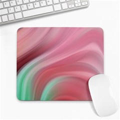 Gradient Pink Green Large Mousepad by ConteMonfrey