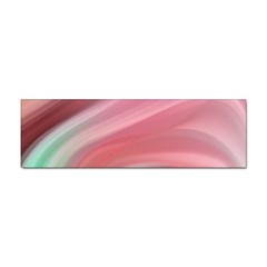 Gradient Pink Green Sticker (bumper) by ConteMonfrey