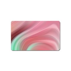 Gradient Pink Green Magnet (name Card) by ConteMonfrey