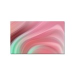 Gradient pink green Sticker Rectangular (100 pack) Front