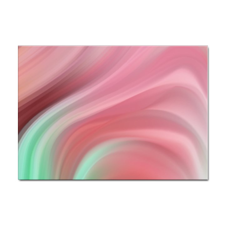 Gradient pink green Sticker A4 (100 pack)