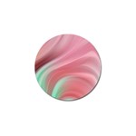 Gradient pink green Golf Ball Marker Front