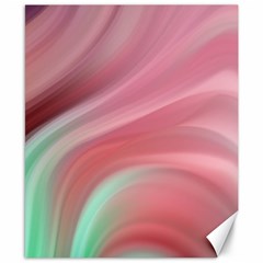 Gradient Pink Green Canvas 8  X 10  by ConteMonfrey