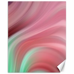 Gradient Pink Green Canvas 11  X 14  by ConteMonfrey