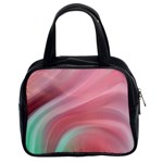 Gradient pink green Classic Handbag (Two Sides) Front