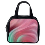 Gradient pink green Classic Handbag (Two Sides) Back