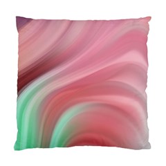 Gradient Pink Green Standard Cushion Case (one Side) by ConteMonfrey